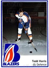 1989-90 Kamloops Blazers #8 Todd Harris