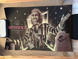 Bottleneck Gallery BEETLEJUICE Siebdruck Matt Ryan Tobin 73/150 - Bild 1 von 3