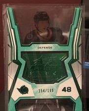 🏒 2021-22 SPx Finite Rookies GREEN  Jacob Bernard-Docker 154/199 Senators 🏒