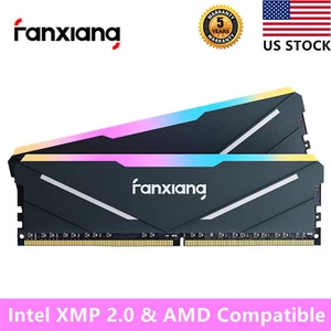 32GB (16GB x2) RGB Memory Sticks Kit DDR4 RAM 3200 3600MHz for Intel XMP2.0/ AMD - Picture 1 of 18