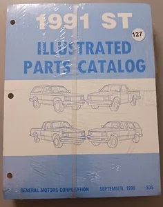 1991 Chevrolet GMC ST Parts Illustration Catalog Manual S 10 Blazer and Binder - Bild 1 von 3