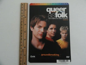 QUEER AS FOLK - ERSTE STAFFEL VOL3 - BLOCKBUSTER VIDEO BACKER KARTE 5"X8" KEIN FILM - Bild 1 von 3