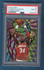 Hakeem Olajuwon - 1994 Fleer Ultra  Scoring Kings #4 PSA 8