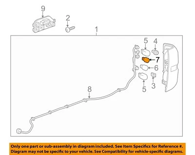 GM OEM 11-24 ATS Rear Lamps Tail Lamps-Marker Lamp Bulb 13503359 - Image 1 of 2
