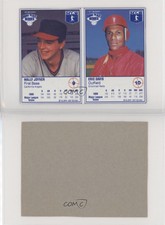 1987 Kraft Home Plate Heroes Food Issue Panels Wally Joyner Eric Davis #9-10