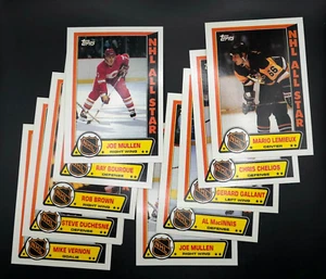 1989-90 Topps Hockey NHL All Star Stickers Insert Singles You Pick - Picture 1 of 1