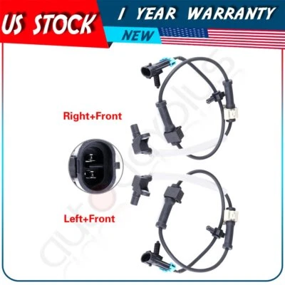 2 sensores de velocidad de rueda ABS delanteros izquierdo y derecho para Chevrolet Silverado 3500 GMC Foto 1 de 4