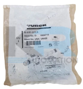 NUEVO Conector cableado de campo Turck 6904715 resistente al aceite clasificación UL 5 pines - Imagen 1 de 2