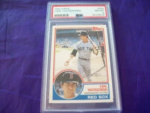 1983 TOPPS #550 CARL YASTRZEMSKI PSA 8 - Picture 1 of 2
