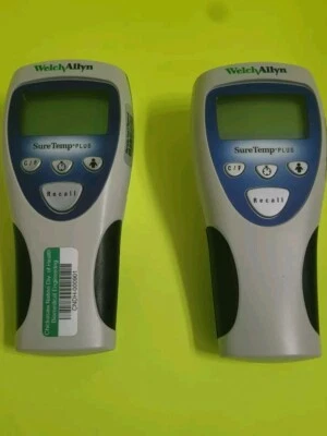Lote de 2 termómetros digitales Welch Allyn SureTemp Plus 692. Foto 1 de 4