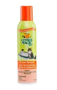 Citrus Magic Pet Odor Eliminating Air Freshener Spray, Ocean Breeze, 7.2 Oz - Picture 1 of 1