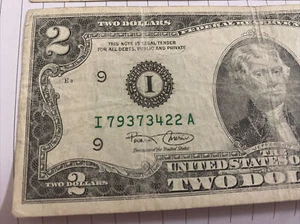 $2 Dollar Bill Note Series 2003 - Picture 1 of 4
