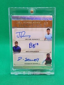 Broggio Ramsey Sewell Shakpoke Wilson 2023 Superlative Signature 6 automático 1/2 - Imagen 1 de 2