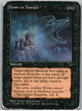 Hymn to Tourach (Wolf) | MtG Magic Fallen Empires | ENG | extremely worn corners