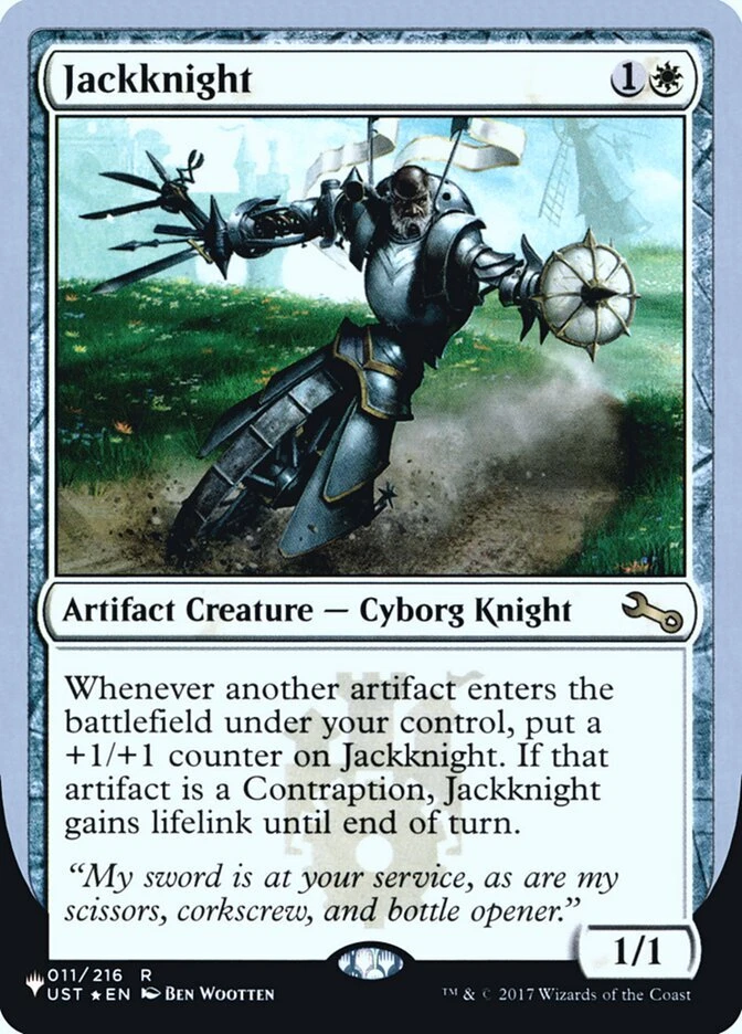 Magic the Gathering (mtg): UPLIST: Jackknight - Rare - Foil - Image 1 of 1
