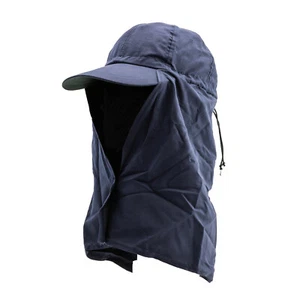 Legionnaire Hat with Throat Cover – Navy Blue – One Size Fits All– UV Protection - Bild 1 von 8