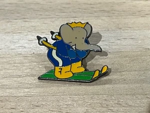 PINS PIN BD BABAR ELEPHANT ELEFAN  SKI - Picture 1 of 1