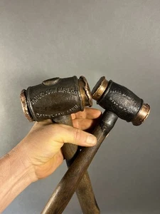 X2 Vintage DANIELSON MFG CO DANCO HAMMER NO. 2 And NO.3 Copper Inserts - Picture 1 of 9
