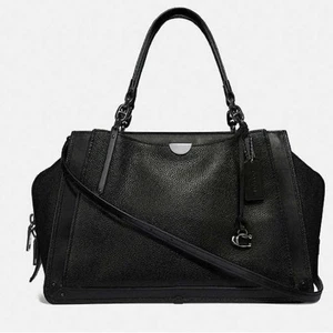 Coach Tasche Dreamer 36 Gunmetal Schwarz Leder 38550 - Bild 1 von 14