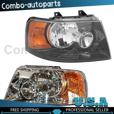 Conjunto de faros izquierdo derecho para Ford Expedition 2003-2006 Foto 1 de 3