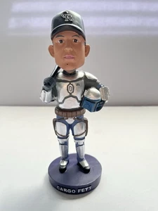 Star Wars Cargo (Gonzales) Fett Bobblehead Colorado Rockies 1995 BDA With Box - Picture 1 of 5