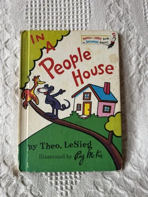 Dr Seuss Book In a People House 1st Edition Book Club 1972 Vintage - Image 1 of 4