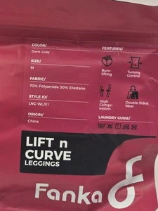 Neu Fanka Lift N Curve Body Sculpt Leggings dunkelgrau Größe M - Bild 1 von 5