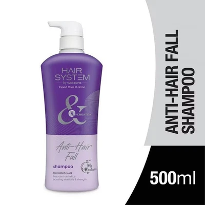 Hair System by Watsons – Anti-Hair Fall Shampoo with Prebiotic (500 ml)X2 - Image 1 of 3
