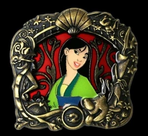 Prendedor Disney WDI - Serie Princesa Vitral - Mulan LE300 - Imagen 1 de 2