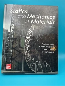 Statics And Mechanics Of Materials Second Edition McGraw Hill Education - Picture 1 of 24
