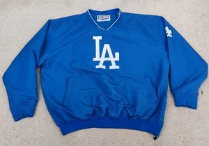 Giacca Pullover Vintage Los Angeles Dodgers Blu Starter Proline Taglia XL Uomo - Foto 1 di 17