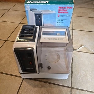 Vintage Duracraft DH-901 Natureal Warm Moisture Humidifer W/ Original Box Clean - Picture 1 of 24