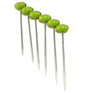 Green Olive & Red Pimento Cocktail Appetizer Picks 4 Inch Resin Skewers - Picture 1 of 8