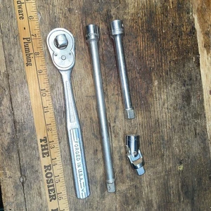 Craftsman = V = Ratsche mit 2 Verlängerungen Ölanschlüssen + Flex gebraucht USA funktioniert 10"🔧 - Bild 1 von 3