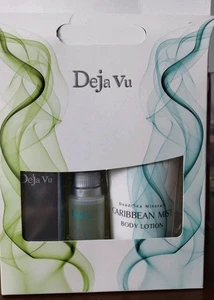 Dead Sea Minerals Deja Vu NAIL CARE KIT Caribbean Mist Lotion Cuticle Oil Buffer - Picture 1 of 8