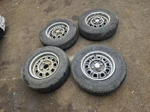 RELIANT SCIMITAR GTE SET OF 4 WHEELS ALLOY STEEL COMPOSITE - Picture 1 of 11