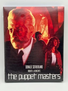 The Puppet Masters (1994) Blu-ray w/ Slipcover Donald Sutherland Horror Sci-Fi - Imagen 1 de 8