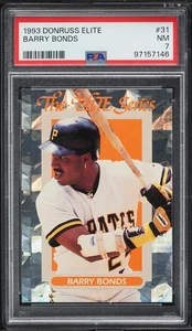 1993 Donruss Elite #31 Barry Obbligazioni /10000 PSA 7 - Foto 1 di 2