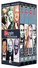 Biography Of The Millennium: 100 People 1000 Years (VHS, 1999, набор из 4 лент) - Изображение 1 из 1