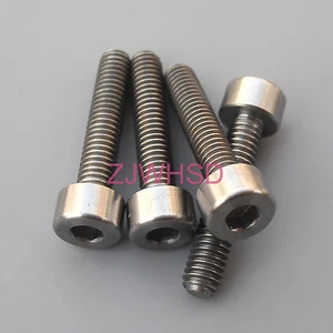 4pcs M4 x 20 Titanium Ti Screw Bolt Allen hex Socket Cap head / Aerospace Grade - Picture 1 of 2