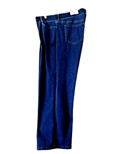 NUOVO***NYDJ Taglia 1X Culla Elasticizzato 5 Tasche JEANS Blu Tradizionale!! - Foto 1 di 5