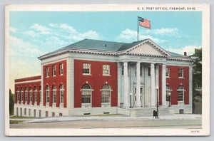 Postal de la oficina de correos de Estados Unidos Freemont Ohio c1940 - Imagen 1 de 2