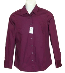 NUEVO J. Blusa Camisa Top Crew Haberdashery Para Mujer Púrpura Talla Pequeña - Imagen 1 de 2