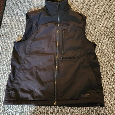 Timberland Insulated Black Vest Mens Size Small Full Zip - Image 1 of 4