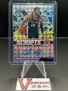20/21 Panini Mosaic - QUINNDARY WEATHERSPOON SCRIPTS AUTO MOSAIC PRIZM #SC-QWS - Picture 1 of 3