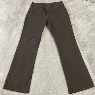 NYDJ Jeans Womens 12P Bootcut Lift Tuck Tech Brown Denim Stretch Embellish USA - Image 1 of 4