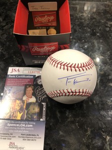 trea turner autographed baseball