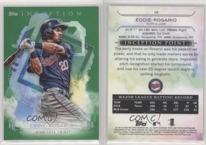 2019 Topps Inception Green Eddie Rosario #10