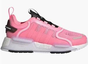 Adidas NMD V3 Beam Pink White Boost Knitted Shoes Sneakers Youth 5 - Picture 1 of 6