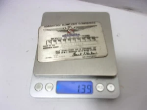 AMERICAN BOWLING CONGRESS LEAGUE AWARD Sterling Silber mit Box Preisvorschlag - Bild 1 von 8